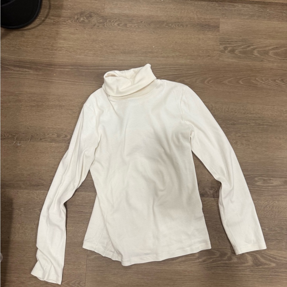 Jones New York Cream Turtleneck Sweater S - Picture 4 of 10